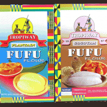 Tropiway Fufu (Plantain or Cocoyam Flour)